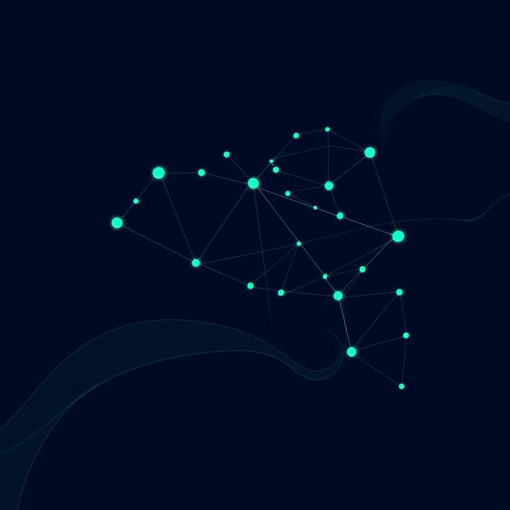 Connected donor data nodes visualization